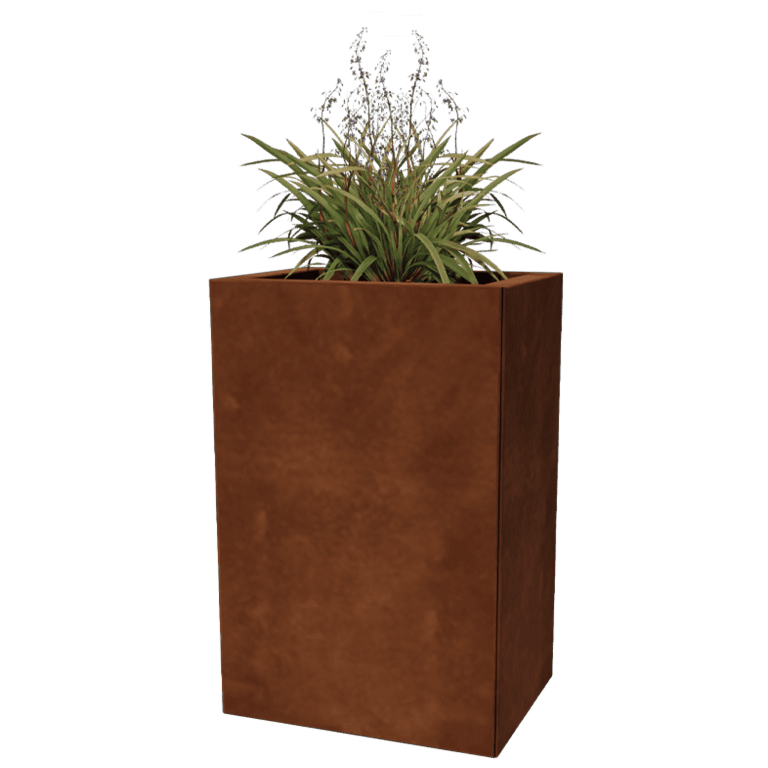 Kruka i cortenstål - Rektangel - 30 x 40 cm