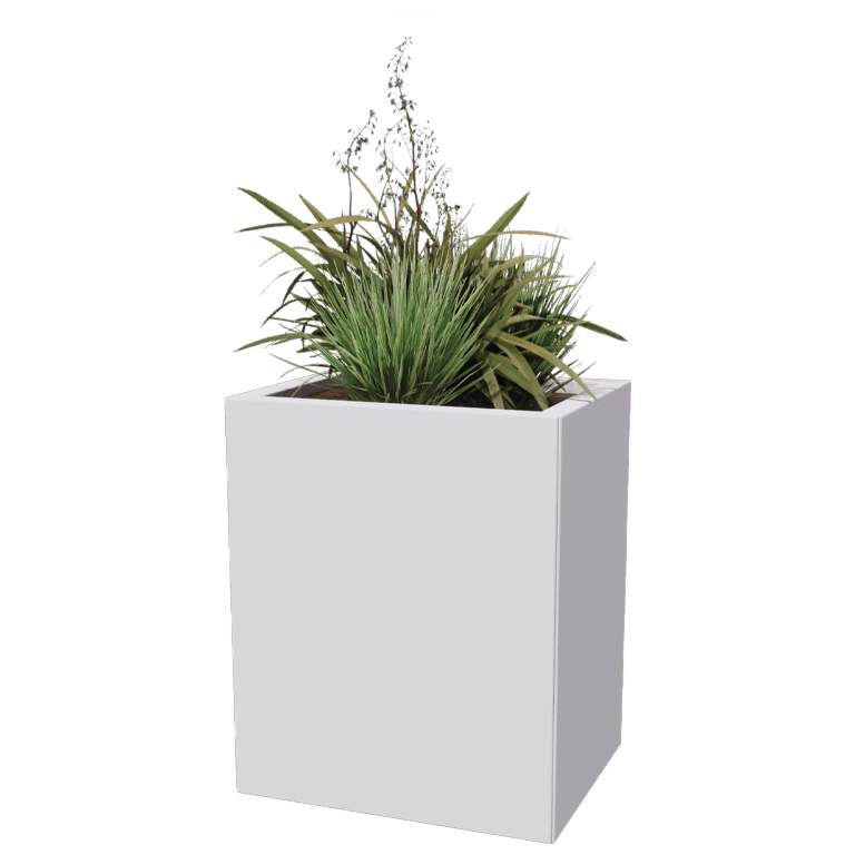 Kruka i stål - Rektangel - 40 x 50 cm