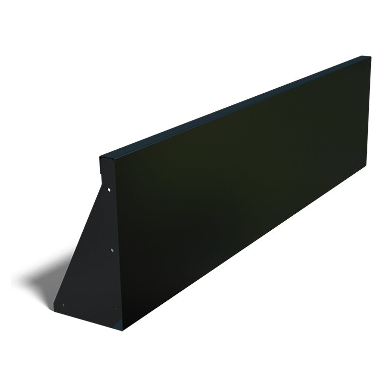 Stödmur i stål - Rak - 150 x 150 x 40 cm