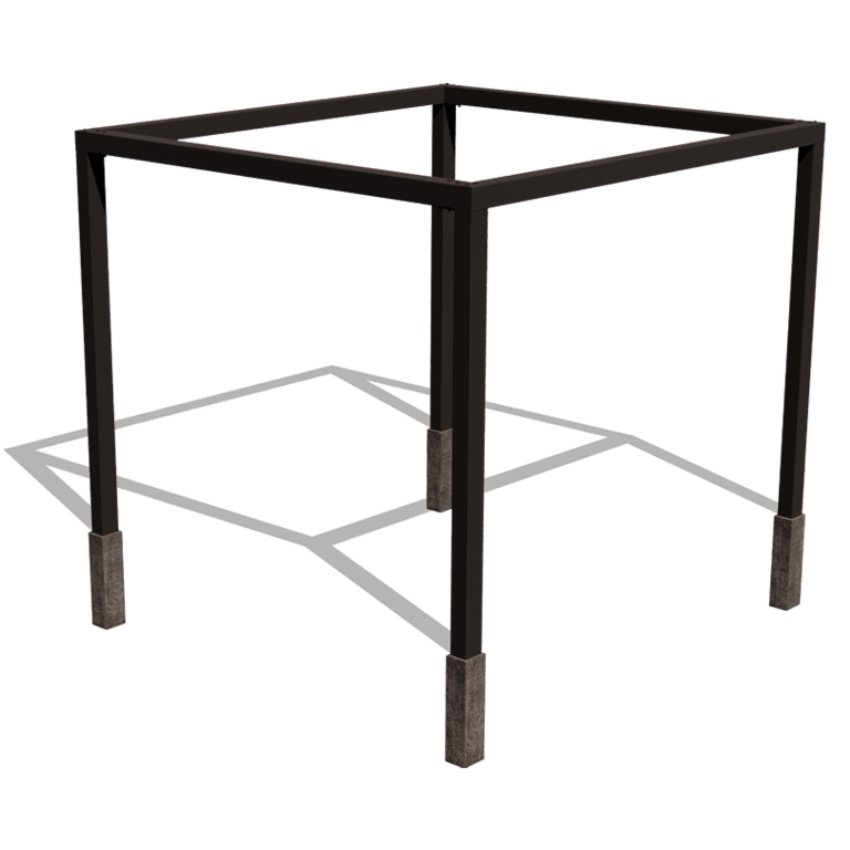 Pergola i stål - Fyrkant - 324 x 300 x 230 cm