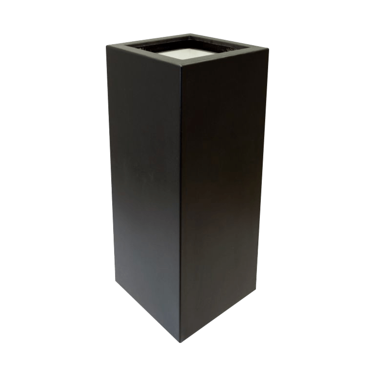 Kruka i polyester - Fyrkant - 50 x 50 x 120 cm - Med botten