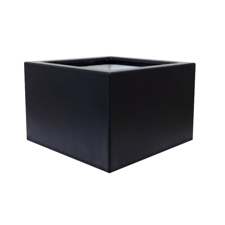 Kruka i polyester - Fyrkant - 60 x 60 x 40 cm - Med botten