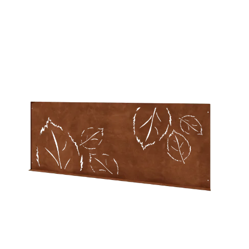 Dekorativt staket i cortenstål N - Skärmvägg - 149 x 3 x 60 cm